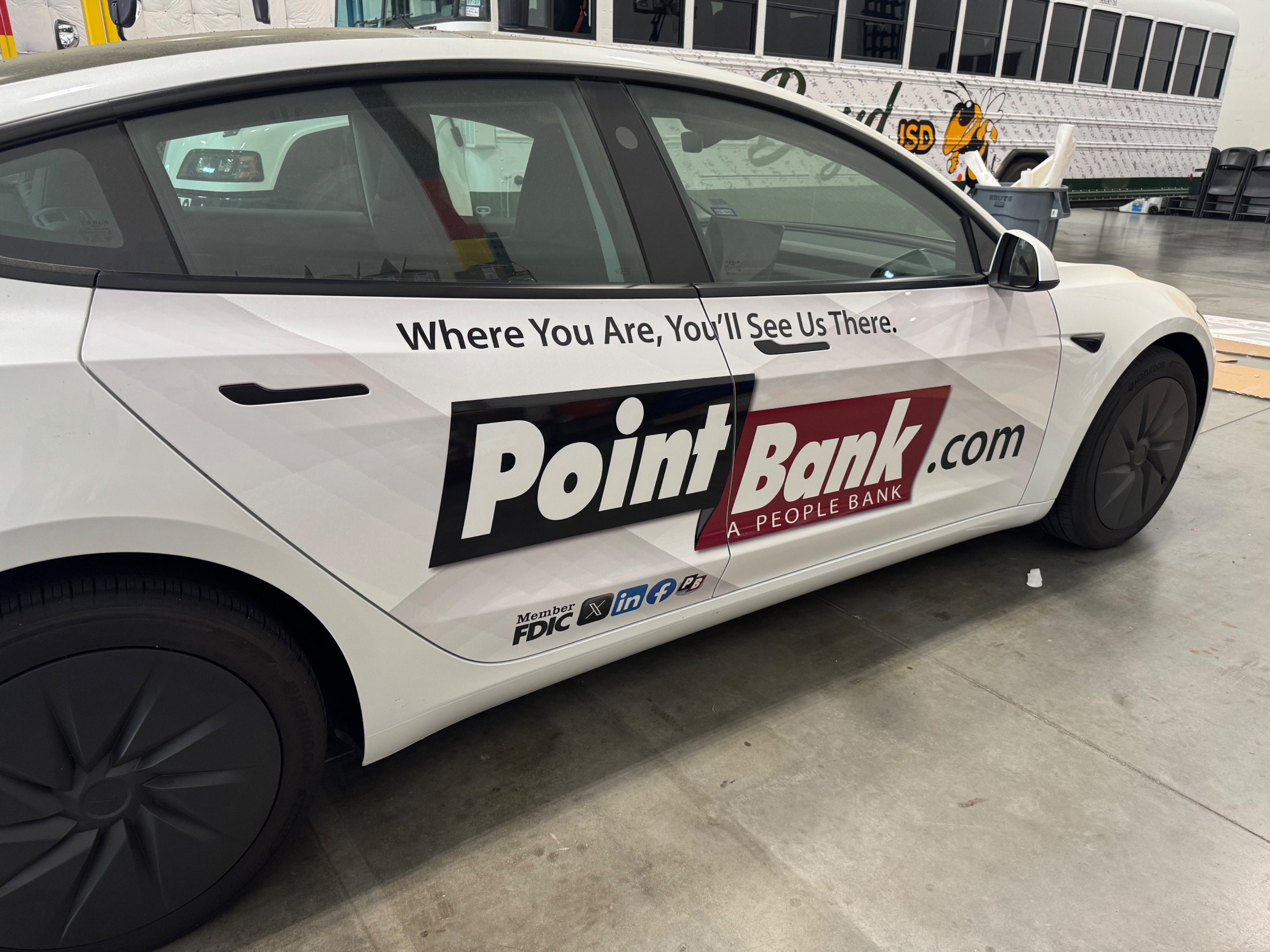 2026 Tesla Model 3 after its install